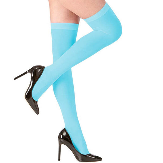 Azure Thigh Highs 70 Den