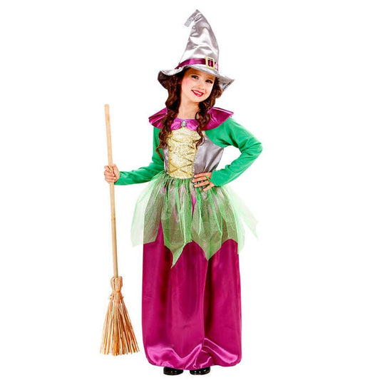 Witch Green/Purple -  Dress, Hat 
