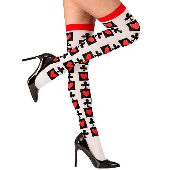Poker Cards Thigh Highs 70 Den