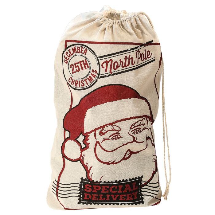 Jute Santa Claus Sack 50X80 Cm