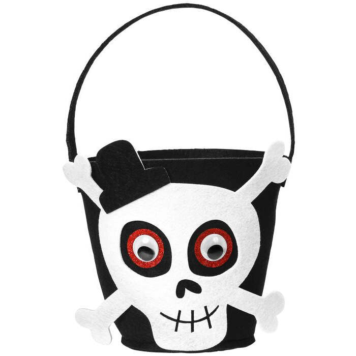 Skull Trick Or Treat Basket