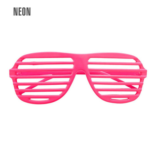 Neon Pink Shutter Glasses