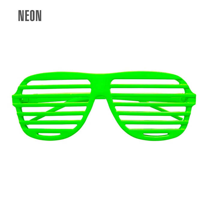 Neon Green Shutter Glasses