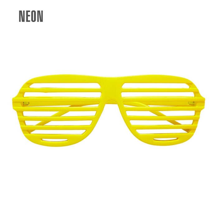 Neon Yellow Shutter Glasses