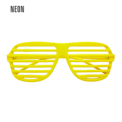 Neon Yellow Shutter Glasses