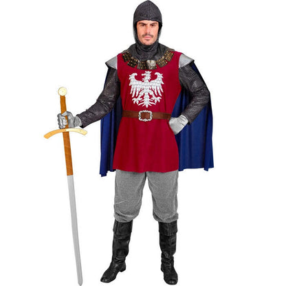 Knight  Coat With Cape, Belt, Hood 