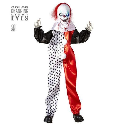 Killer Clown With Color Changing Light Eyes 90 Cm 