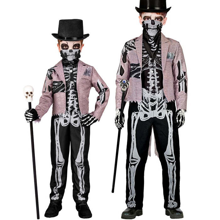 Skelegroom  Tailcoat With Vest, Pants, Face Mask 