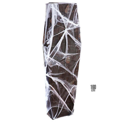 Coffin With Gauze And Spiderweb160 Cm