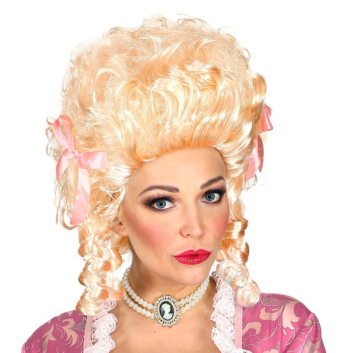 Blonde Colonial Woman Wig In Box