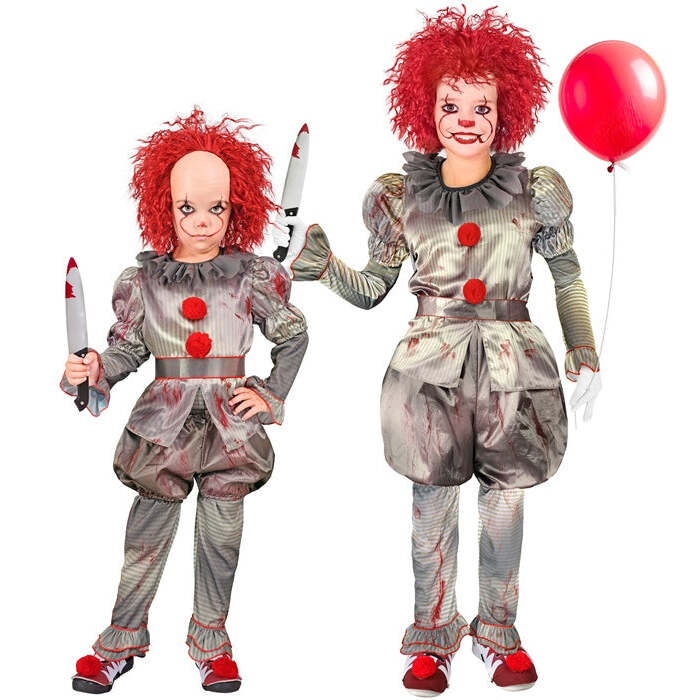 Horror Clown  Shirt, Pants, Overpants, Belt, Shoe Covers 