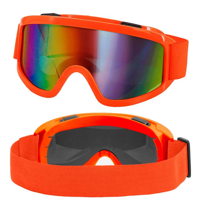 Goggles Après-Ski Winter Party Festival Neon Orange