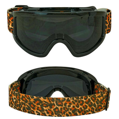 Goggles Après-Ski Winter Party Festival Animalier Leopard