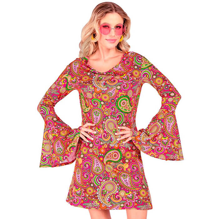 The 60S Fashion - Paisley  Dress 