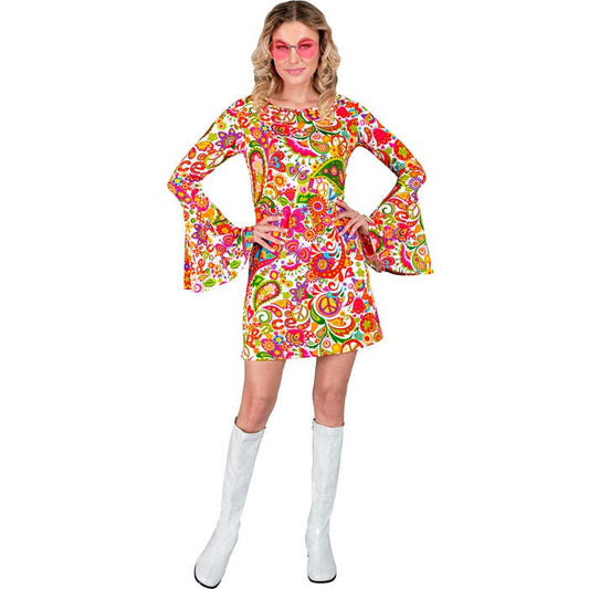 The 60S Fashion - Peace & Paisley  Dress 