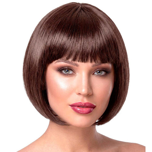 Brown Chanel Wig In Polybag