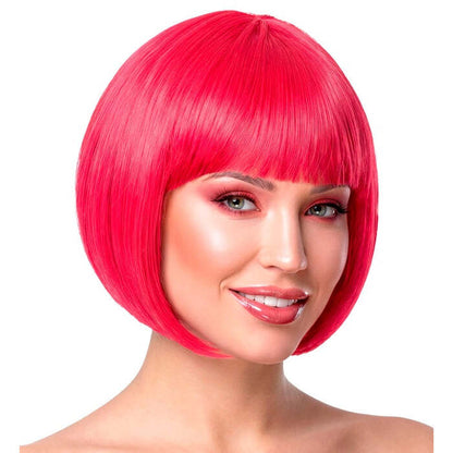 Hot Pink Chanel Wig In Polybag