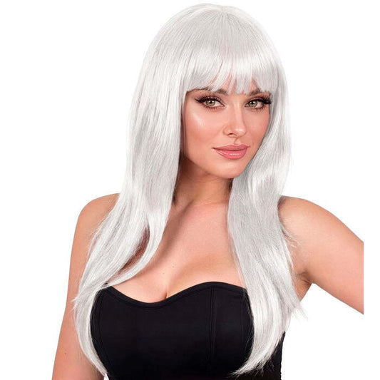 White Vogue Wig In Polybag