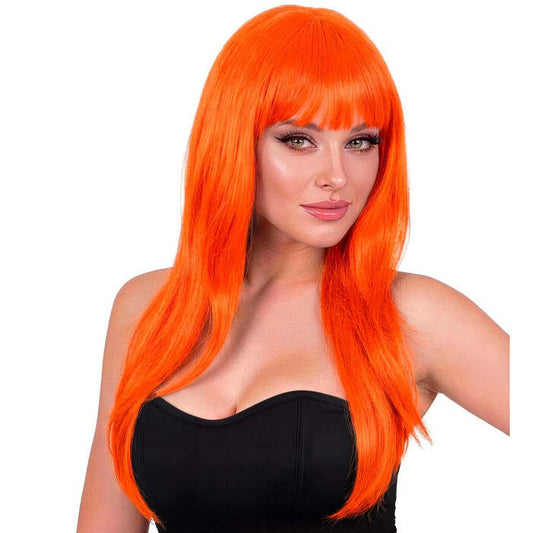 Orange Vogue Wig In Polybag