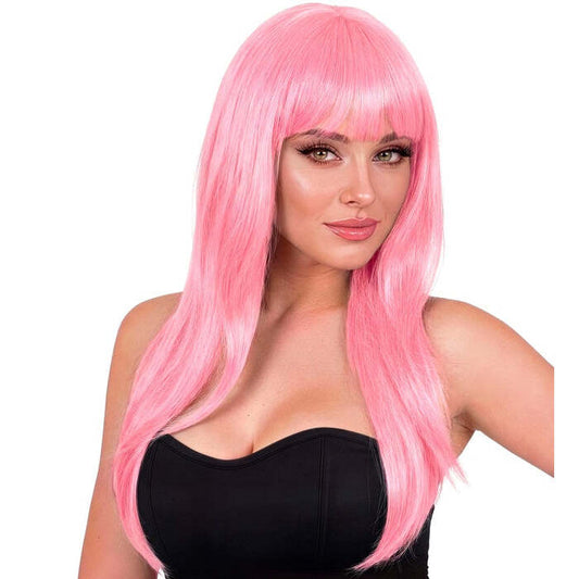 Soft Pink Vogue Wig In Polybag