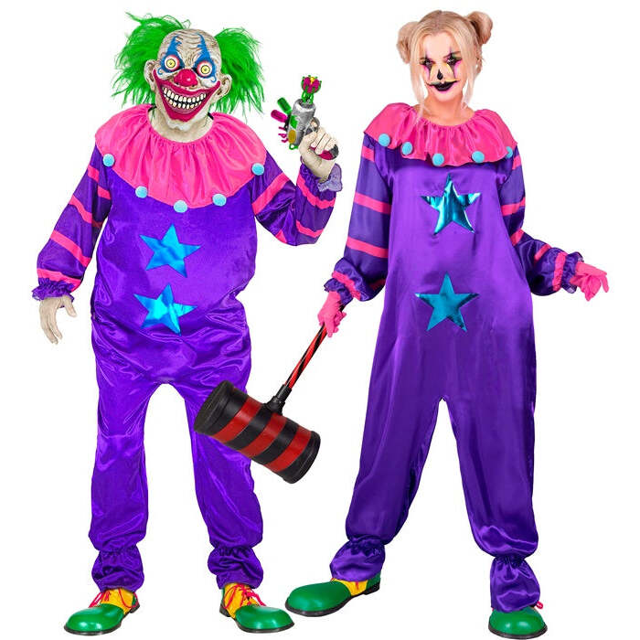 Outer Space Horror Clown  Jumpsuit 