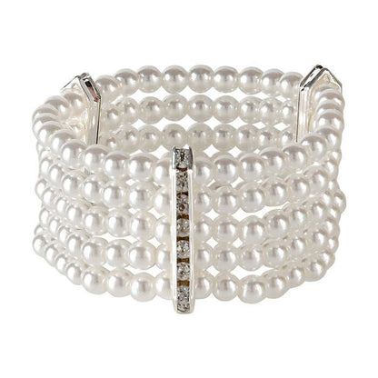 Deluxe Pearl Bracelet With Strass