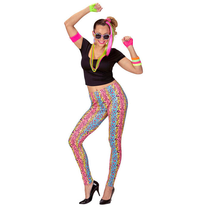 80'S Girl  T-Shirt, Leggings, Necklaces 