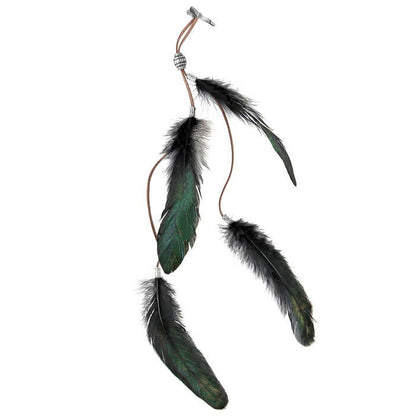 Black Feathers Hair Clip