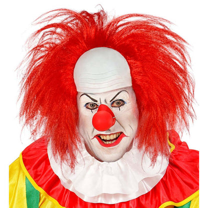 Clown Headpiece With Red Hair In Box