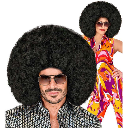 Black Oversized Afro Wig In Box