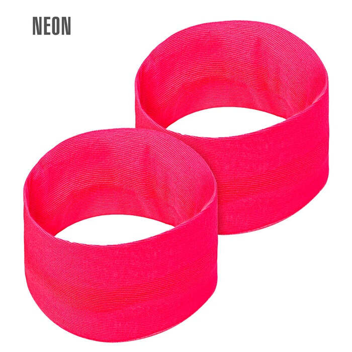 Pair Of Neon Pink Wristbands