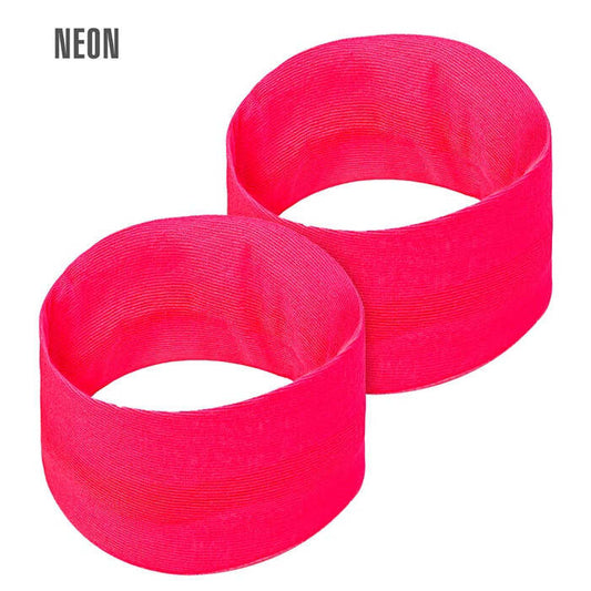 Pair Of Neon Pink Wristbands
