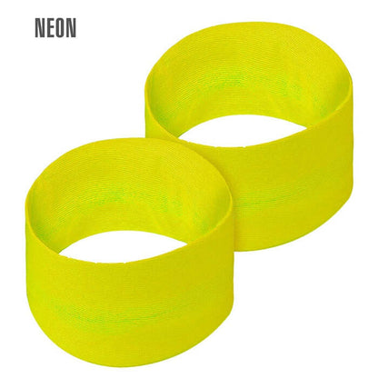 Pair Of Neon Yellow Wristbands