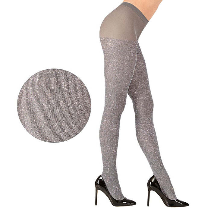 Pantyhose Shimmering Silver 40 Den
