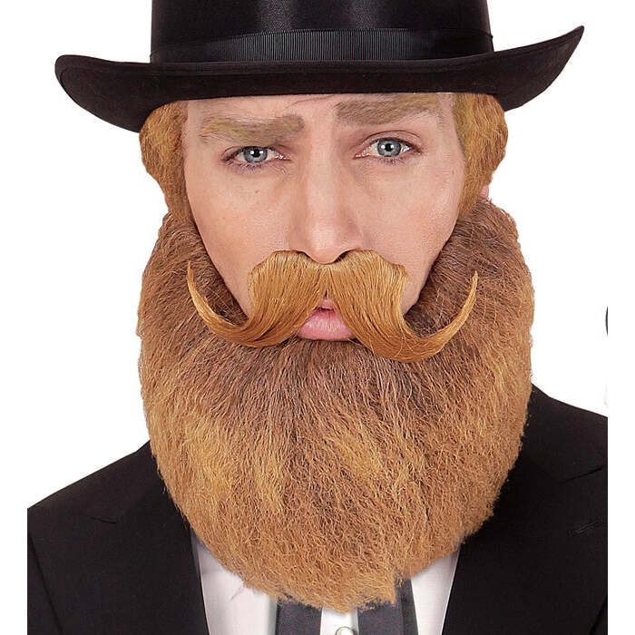 Blond Beard & Moustache