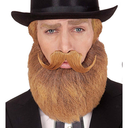 Blond Beard & Moustache
