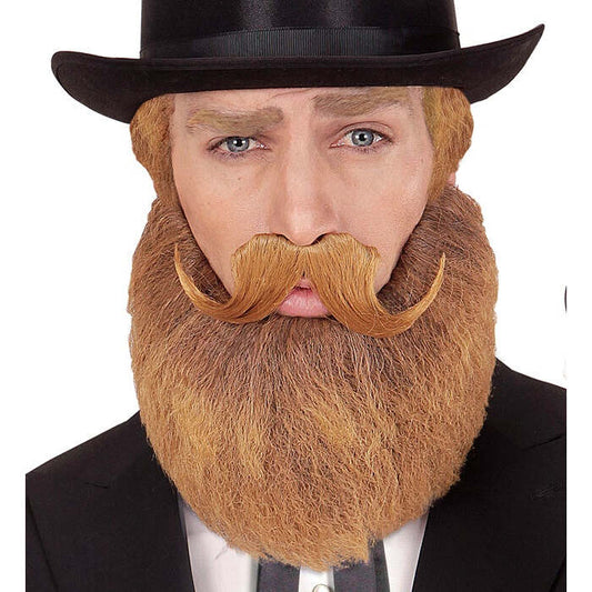 Blond Beard & Moustache