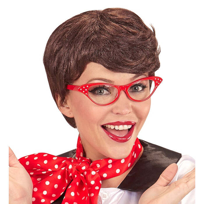 50S Wig With Neckscarf