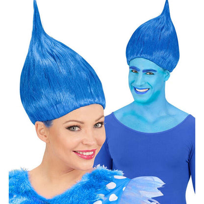 Blue Trolly Wig