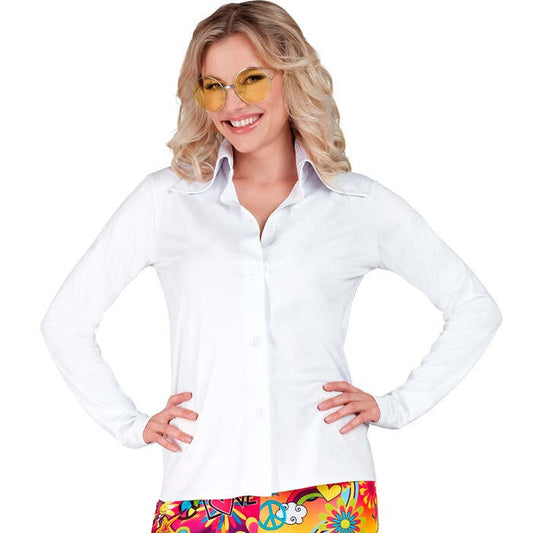 The 70S Groovy Style - White Shirt 