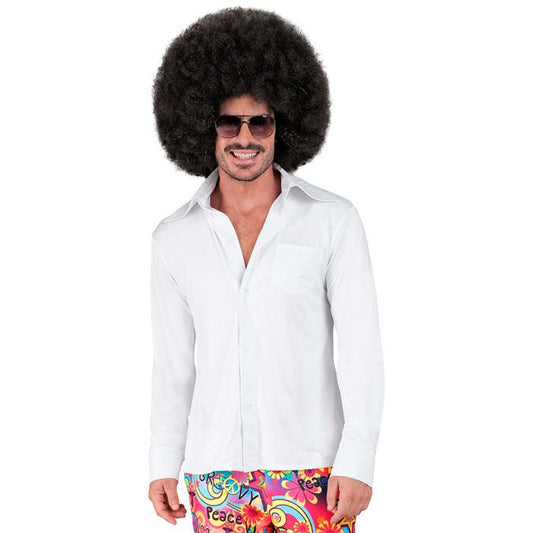The 70S Groovy Style - White  Shirt  