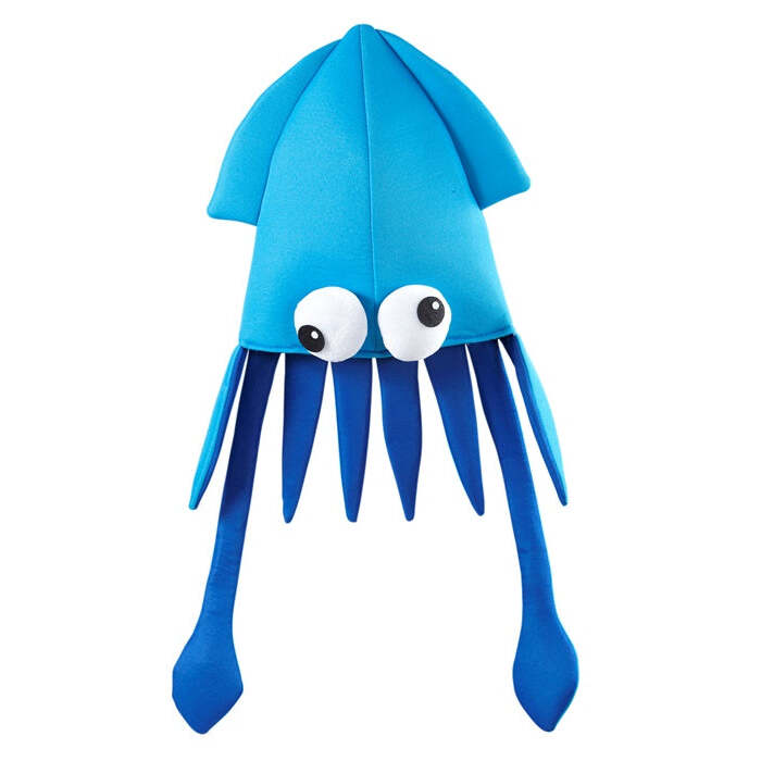 Light Blue Giant Squid Hat