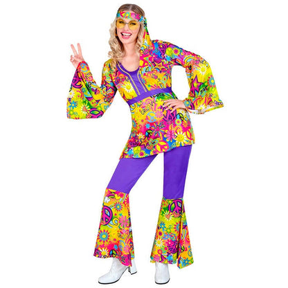The 60S Fashion - Peace & Love  Shirt, Pants, Headband 