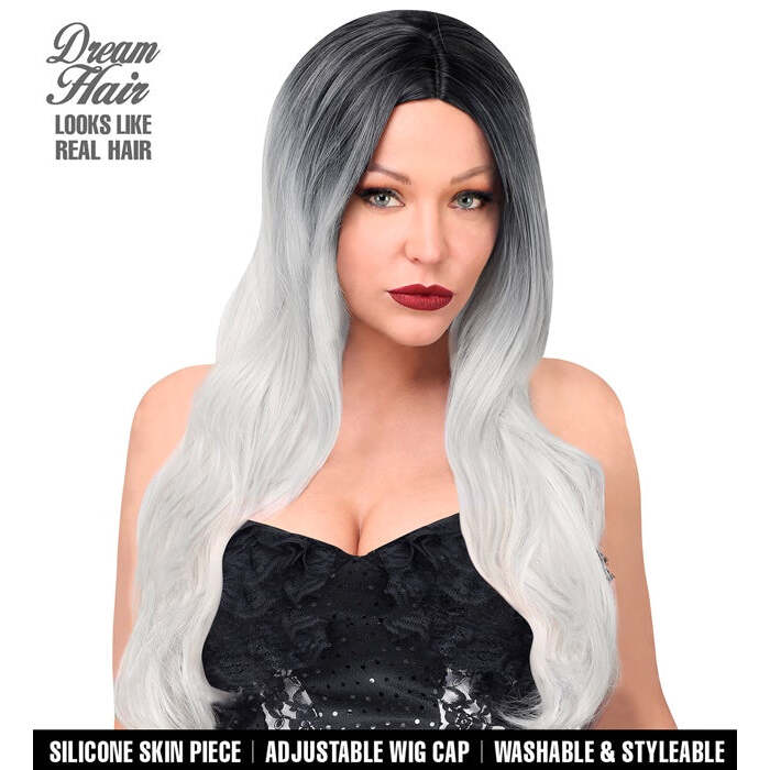 Malika Dream Hair Wig  With Silicone Skin  In Color Box