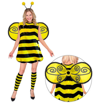 Bee  Dress, Leg Warmers, Wings, Antennas 