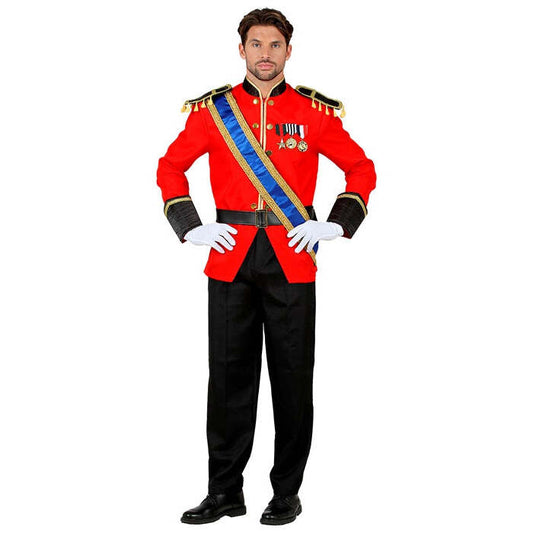 Royal Prince  Jacket With Sash, Pants, Belt, Gloves 