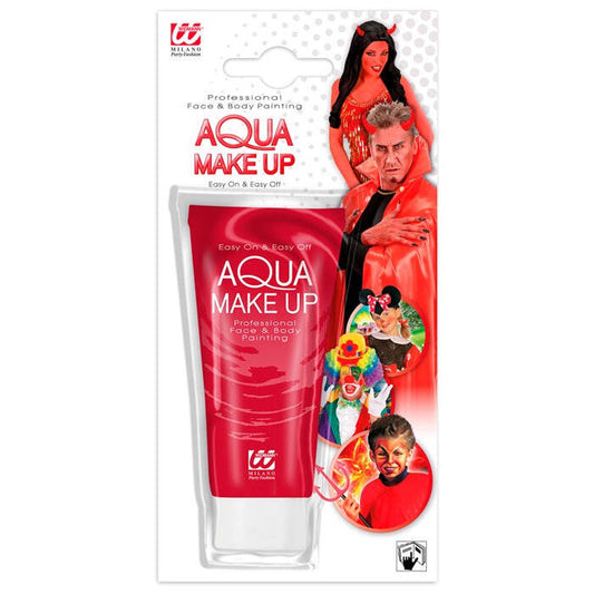 Red Aqua Makeup In Tube - 30 Ml
