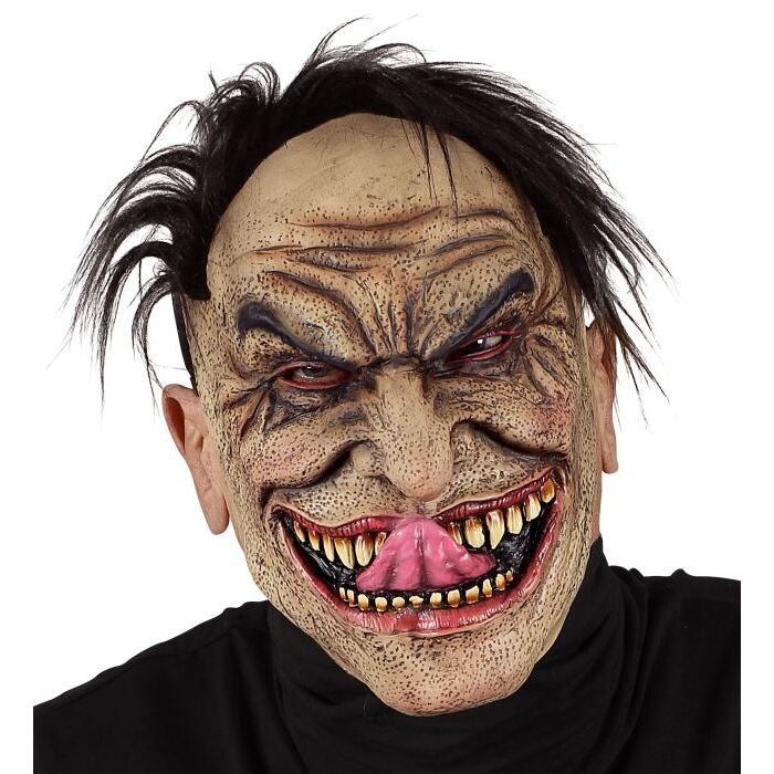 Stranger Half Face Mask With Hair