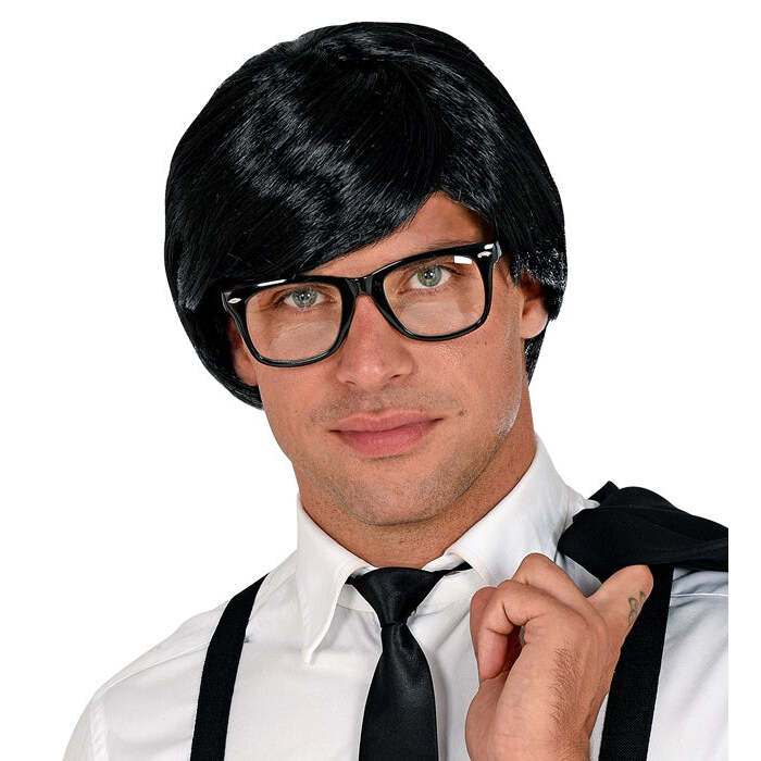 Black Multicharacter Wig In Box