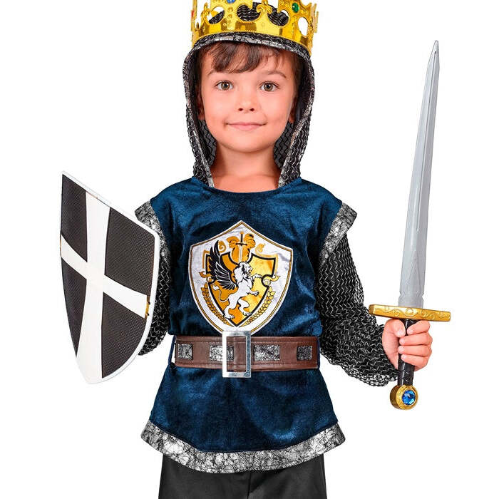 Medieval Knight  Hooded Coat, Belt 